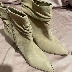 Vince Camuto slouch bootie. Pointed toe